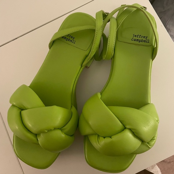 JEFFREY CAMPBELL BRAIDED PLATFORM SANDAL - Picture 3 of 5